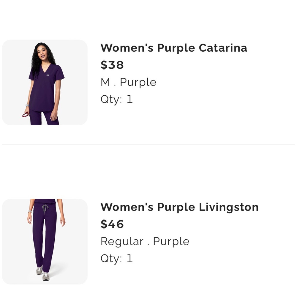 Figs Catarina Purple Size medium